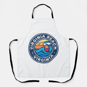 Tablier Virginia Beach Virginia VA Vagues marines Vintages