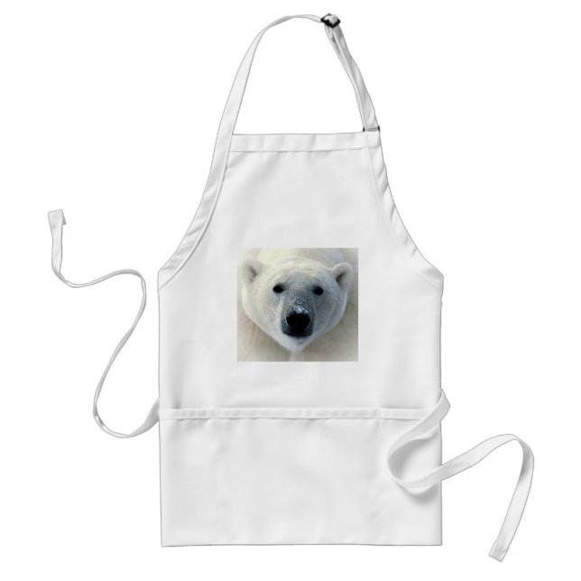 Tablier Visage de l'ours polaire (Devant)