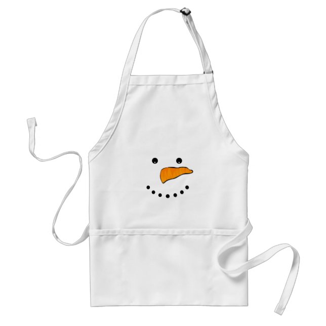 Tablier Visage de neige (Devant)