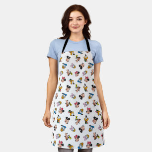 Tablier Visages souriants de Mickey et ses amis Motif