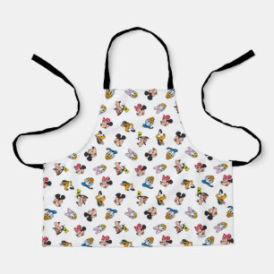 Tablier Visages souriants de Mickey et ses amis Motif