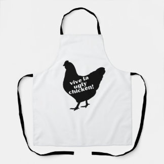 Tablier Vive le poulet laid