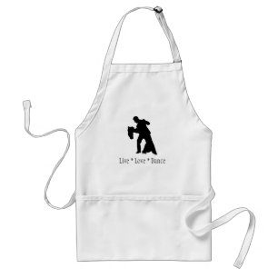 Tablier Vivre, Amour, Danse - Ballroom Couple Apron