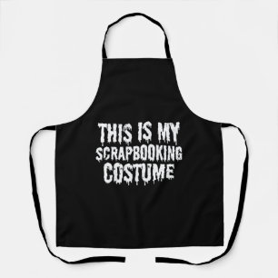 Tablier Voici Mon costume de scrapbooking T-shirt Hallowee