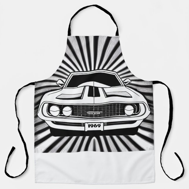 Tablier Voiture musculaire 1969 (Recto)