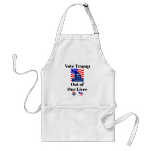 Tablier Votez Trump hors de nos vies