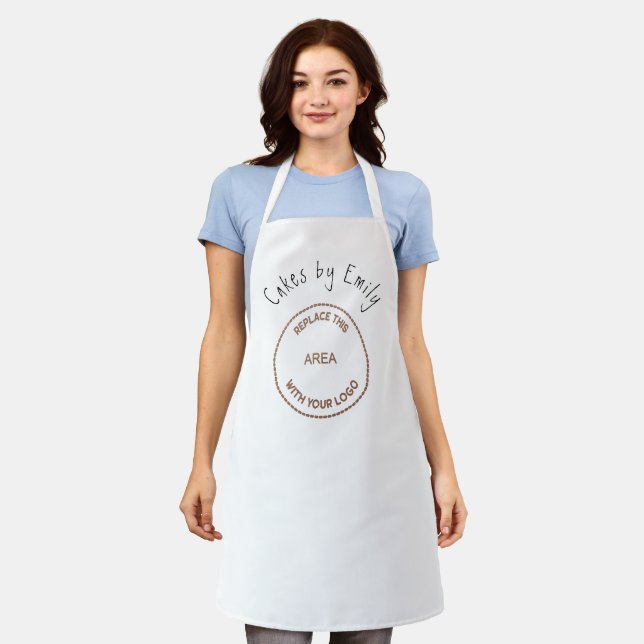 Tablier Votre entreprise Logo boulangerie pâtisserie fabri (Porté)