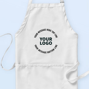 Tablier Votre logo ou image Texte modifié en gras