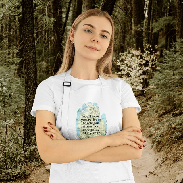 Tablier Vous savez que vous êtes du Michigan quand vous re (Créateur téléchargé)