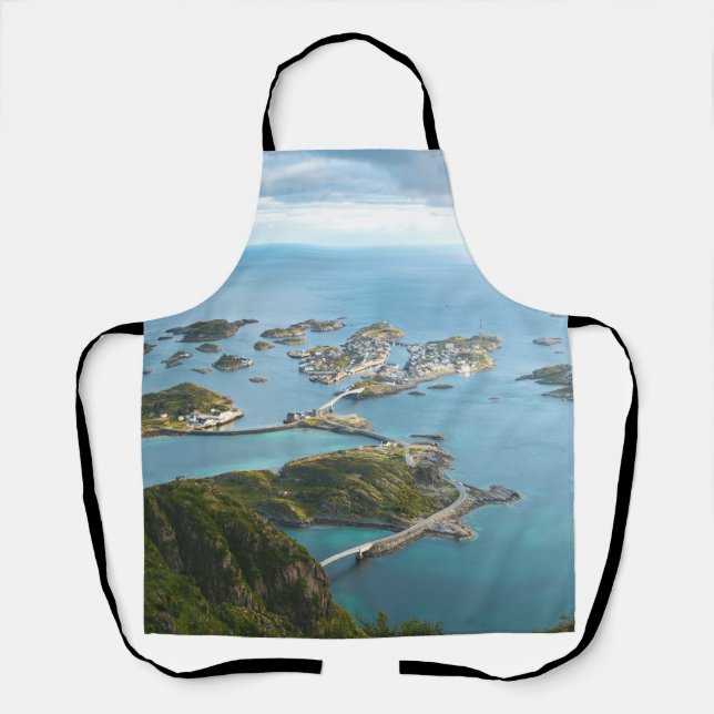 Tablier Vue de l'île (Recto)