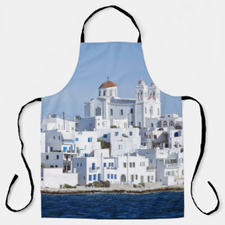 Tablier Vue sur l'île de Paros Village Naoussa