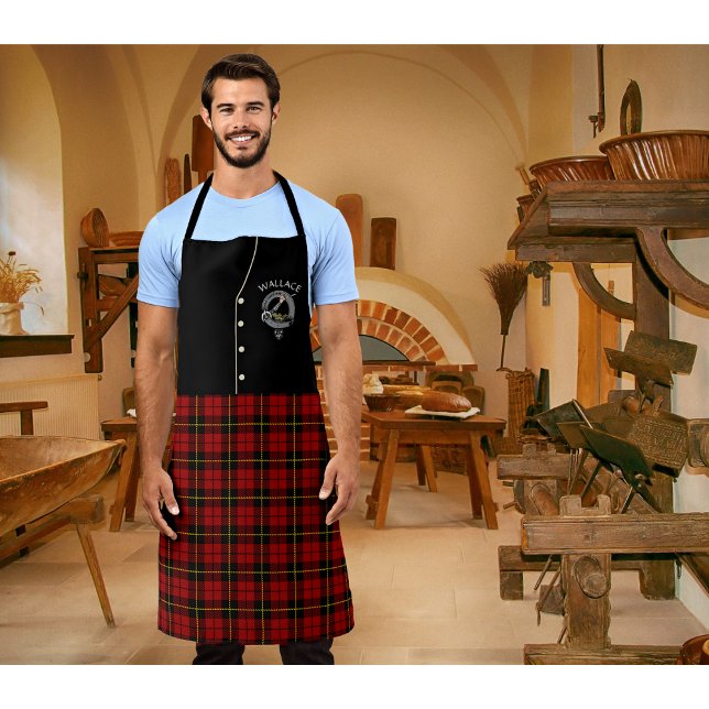 Tablier Wallace Clan Badge & Tartan Kilt Apron (Créateur téléchargé)