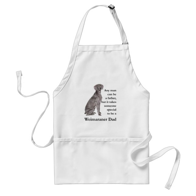 Tablier Weimaraner Papa Apron (Devant)