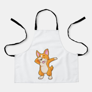 Tablier Welsh Corgi à Dance Dab Hip hop