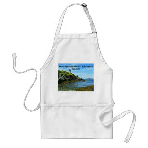 Tablier West Quoddy Head Lighthouse, Maine Apron