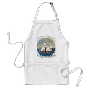 Tablier Westies prennent la mer