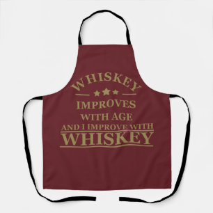 Tablier Whiskey est mon animal d'esprit drôle de dire alco