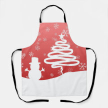 White Christmas Winter Wonderland Snowman Tree