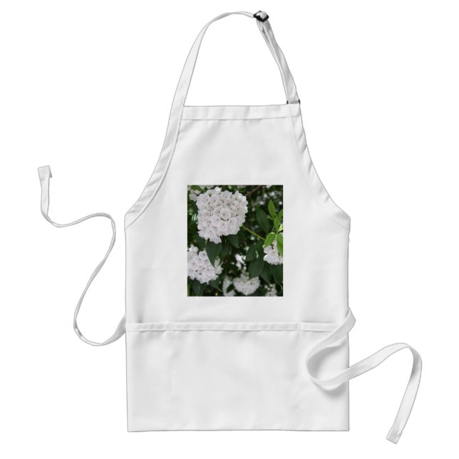 Tablier White Mountain Laurel Star Fleurs en forme (Devant)