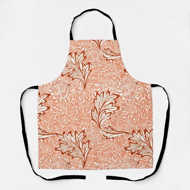 Tablier William Morris Botanical Apple Design (Recto)