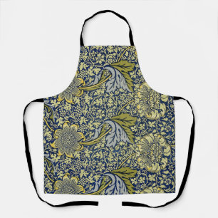 Tablier William Morris Kennet Fond d'écran Floral Bleu