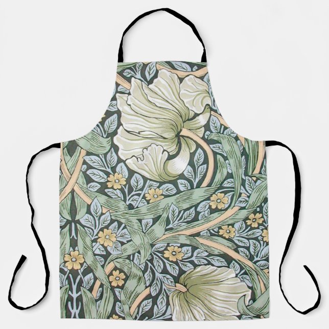 Tablier William Morris Pimpernel Fond d'écran floral (Recto)