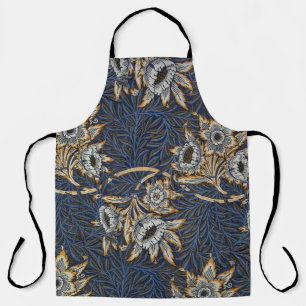 Tablier William Morris Tulip Willow Blue Motif