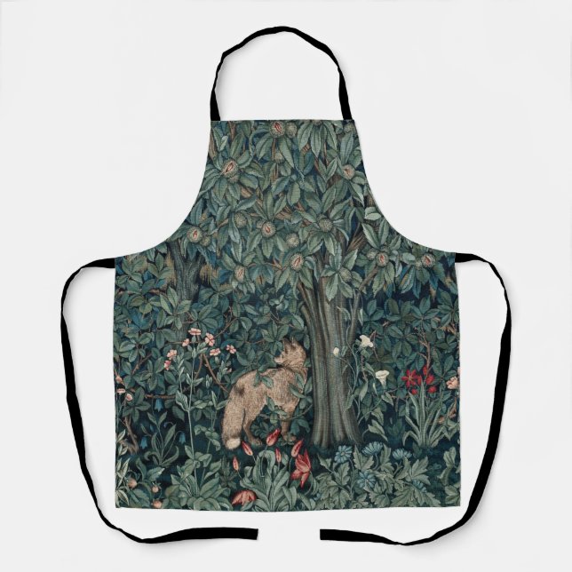 Tablier William Morris Woodland Tapestry Fox (Recto)