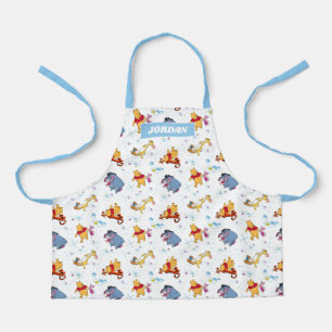 Tablier Winnie l'Ooh   Accrocher avec le Motif d'amis