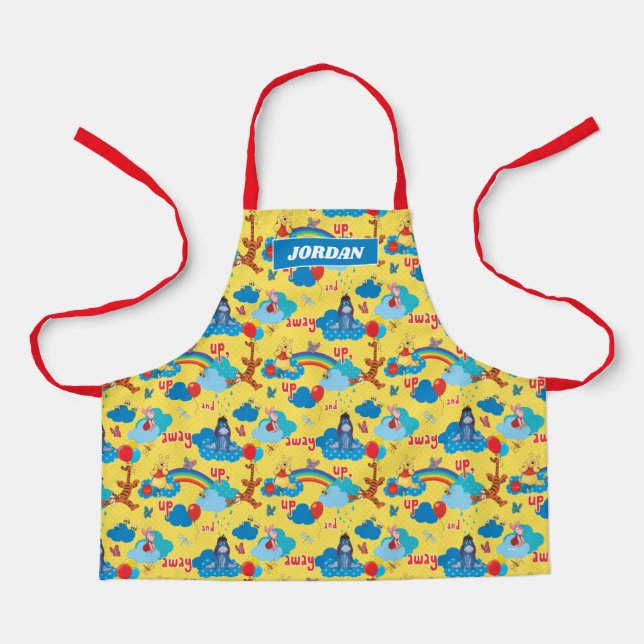Tablier Winnie l'Ooh | Motif haut et hors ligne (Recto)