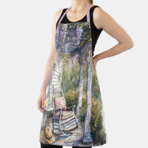 Tablier Wisteria Porch Rocking Chair Scène