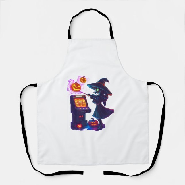 Tablier Witch's Arcade Night (Recto)