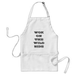 Tablier WOK du CÔTÉ SAUVAGE - customisé - customisé
