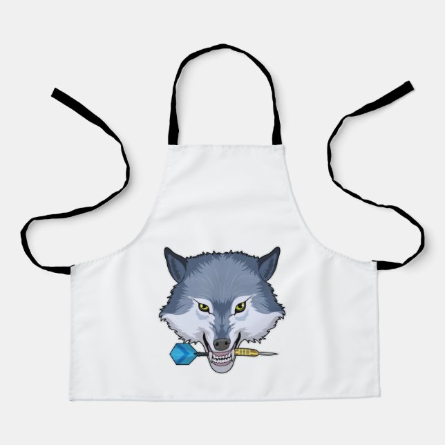 Tablier Wolf aux fléchettes avec Dart (Recto)