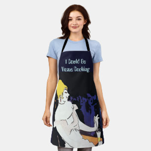 Tablier Woman and Wine Design ajouter du texte, Apron