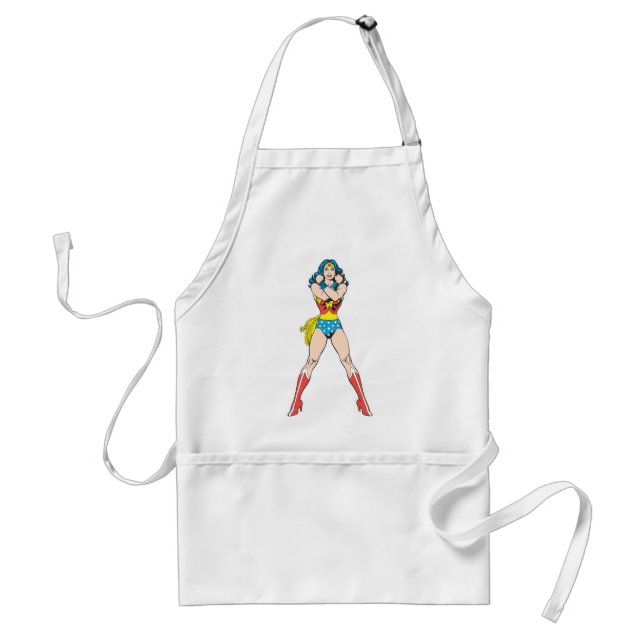 Tablier Wonder Woman Bras Croisés (Devant)