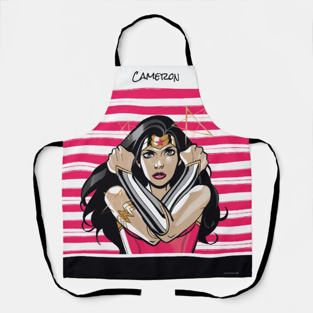 Tablier Wonder Woman Defender - Modèle (Recto)