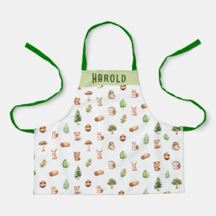 Tablier Woodland pour enfants personnalisés