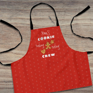 Tablier XmaS Cuisinier Cuisinier Manger Crew-Gingerbread P