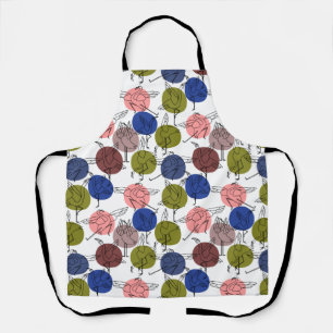 Tablier Yoga pose motif   Yoga sans couture motif 34