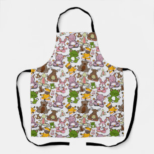 Tablier Yoga pose motif Yoga sans couture motif 58