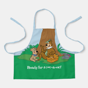 Tablier Yogi Bear et Boo-Boo pique-nique Snack
