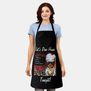 TABLIER YORKIE POO CUISINIER    