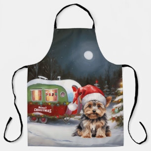 Tablier Yorkshire Terrier Caravan Christmas Adventure