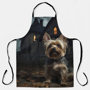 Tablier Yorkshire Terrier Halloween effrayant