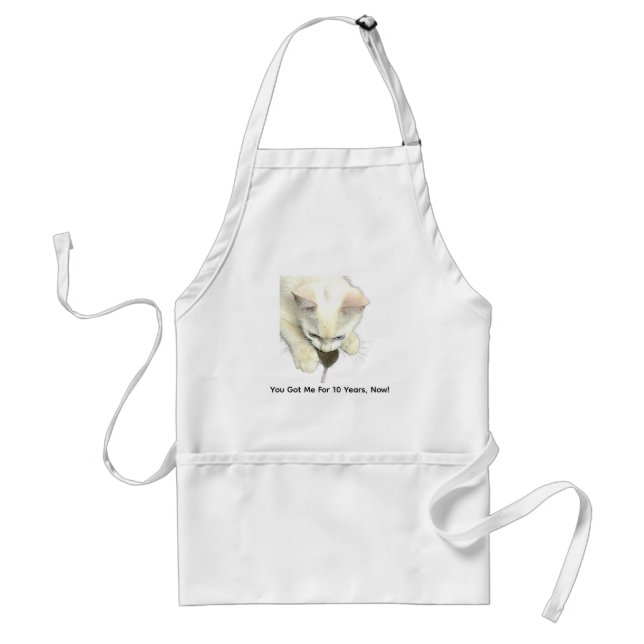 Tablier You Got Me!, Funny Anniversary Apron (Devant)