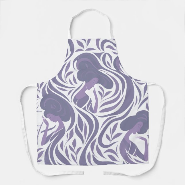 Tablier Yumeji Hirado Woman Apron – Taisho Romance Design (Recto)