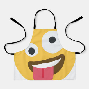 Tablier Zany Face Emoji
