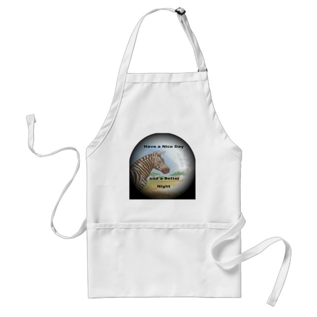 Tablier Zebra Portrait, Amboseli : l'Esprit de la Savanna (Devant)