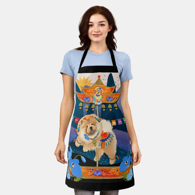 Tablier ZEN CARNIVAL Chow -Apron en 3 tailles Apron (Porté)